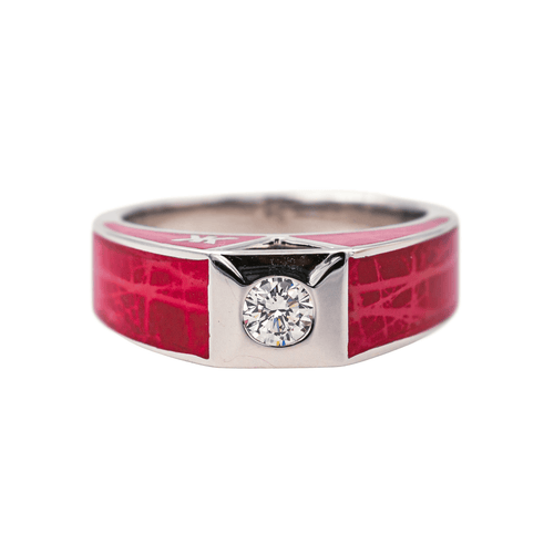 Bague 52 Korloff - Bague solitaire en or blanc avec diamant 58 Facettes 4342789RV