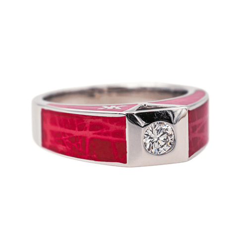 Bague 52 Korloff - Bague solitaire en or blanc avec diamant 58 Facettes 4342789RV