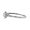 Bague 55 Mauboussin Ma Reine d'Amour - Bague solitaire en or blanc et diamants 58 Facettes 4342793RV