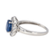 Bague 55 Bague Pompadour en or blanc 18 carats, saphir et diamants 58 Facettes 4342799RV