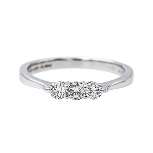 Bague 54 Mauboussin L'Alliance du Nouveau Monde - Bague en or blanc et diamants 58 Facettes 4342800RV