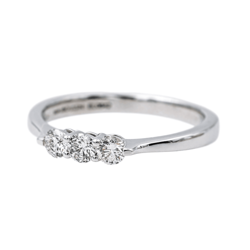 Bague 54 Mauboussin L'Alliance du Nouveau Monde - Bague en or blanc et diamants 58 Facettes 4342800RV