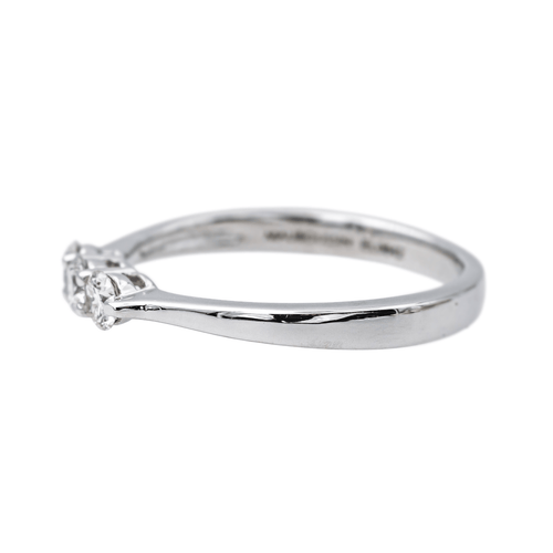 Bague 54 Mauboussin L'Alliance du Nouveau Monde - Bague en or blanc et diamants 58 Facettes 4342800RV