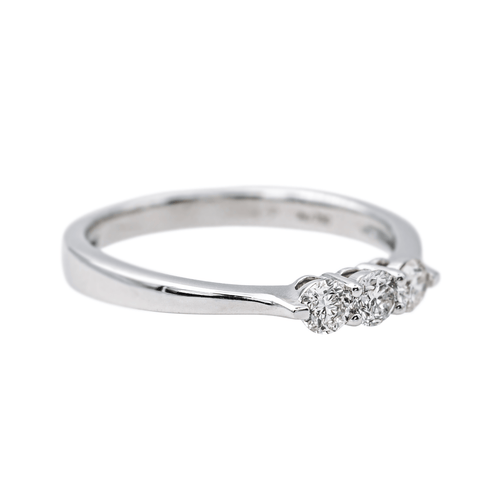 Bague 54 Mauboussin L'Alliance du Nouveau Monde - Bague en or blanc et diamants 58 Facettes 4342800RV