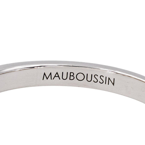 Bague 53 Mauboussin - Bague solitaire Six de Toi en or blanc et diamant 58 Facettes 4342805RV