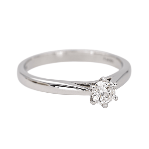 Bague 53 Mauboussin - Bague solitaire Six de Toi en or blanc et diamant 58 Facettes 4342805RV