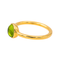 Bague 56 Bague en or jaune 18 K sertie d’un péridot 58 Facettes 4342806RV