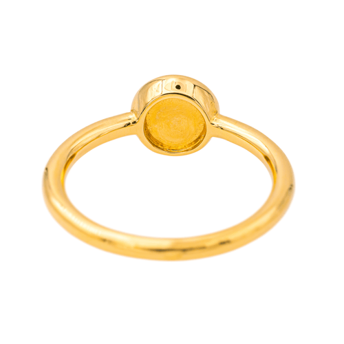 Bague 56 Bague en or jaune 18 K sertie d’un péridot 58 Facettes 4342806RV
