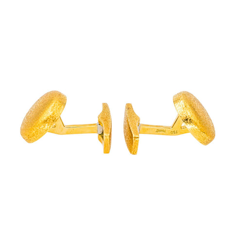 Boutons de manchette Piaget - Boutons de manchette en or jaune 18 carats 58 Facettes 4347577CN