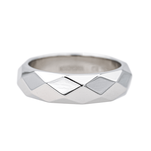 Bague 54 Boucheron - Alliance Facettes en or blanc 58 Facettes 4363200CN