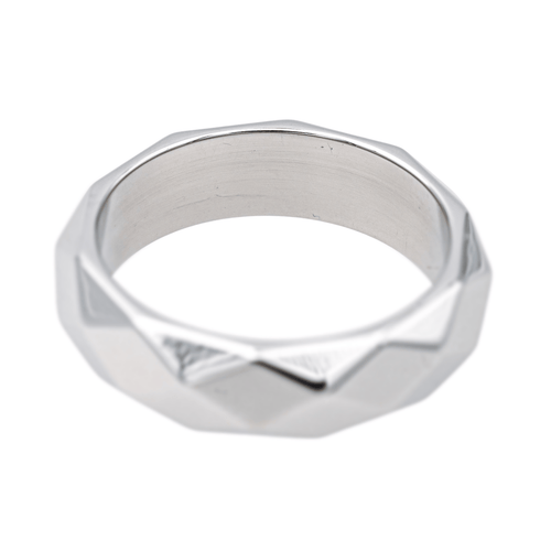 Bague 54 Boucheron - Alliance Facettes en or blanc 58 Facettes 4363200CN