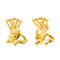 Boucles d'oreilles Cartier Sierra - Boucles d’oreilles panthère en or jaune et diamants, tsavorites 58 Facettes 4364140RV