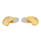 Boucles d'oreilles Boucles d’oreilles clips en or jaune et or blanc 18 carats avec diamants 58 Facettes 4377111RV