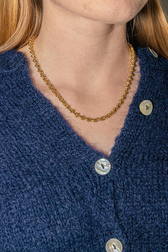 Collier Collier - Chaîne maille souple en or jaune et blanc 18 carats 58 Facettes 4377122RV