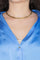 Collier Collier maille anglaise en or jaune 18 carats 58 Facettes 4386544CN