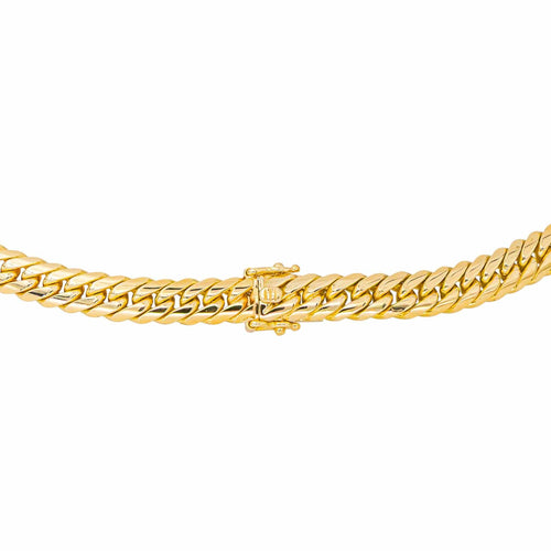 Collier Collier maille anglaise en or jaune 18 carats 58 Facettes 4386544CN