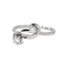 Bague 52 Bague Toi et Moi en or blanc avec diamants taille brillant 58 Facettes 4387212CN