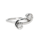 Bague 52 Bague Toi et Moi en or blanc avec diamants taille brillant 58 Facettes 4387212CN