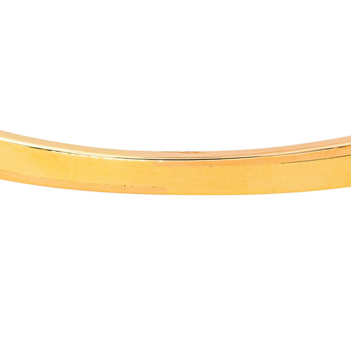 Bracelet Bracelet jonc en or jaune 18K serti de diamants 58 Facettes 4387215CN