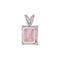 Pendentif Pendentif en or blanc 14 carats serti d’une tourmaline 58 Facettes 4387220CN