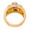 Bague 53 Bague cocktail rétro en or rose 18K et platine avec diamant 58 Facettes 4387235CN