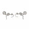 Boucles d'oreilles Boucles d'oreilles dormeuses en or blanc 18K et diamants 58 Facettes 4387236CN