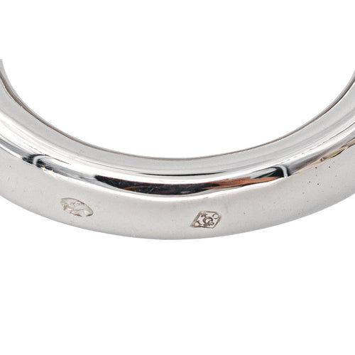 Bague 51 Chaumet - Bague jonc en or blanc 18 carats 58 Facettes 4387239CN