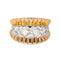 Bague 55 Bague en or rose et blanc 18 carats pavée de diamants 58 Facettes 4387240CN