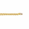 Collier Collier maille double haricot en or jaune 18 carats 58 Facettes 4396461CN