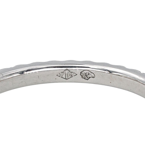 Bague 49.5 Alliance américaine - Bague en or blanc 18 carats et diamants 58 Facettes 4402303CN