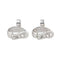 Boucles d'oreilles Chopard Happy Diamonds - Boucles d’oreilles dormeuses en or blanc et diamants 58 Facettes 4410625CN