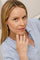 Bague 51 Chanel Camélia - Bague bandeau en or blanc et diamants 58 Facettes 4416094RV