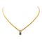 Collier Collier - Pendentif en or jaune 18 carats saphir et diamants 58 Facettes 4416915RV