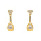 Boucles d'oreilles Boucles d'oreilles pendantes en or jaune 18 carats et diamants 58 Facettes 4423007CN