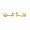 Boucles d'oreilles Boucles d'oreilles pendantes en or jaune 18 carats et diamants 58 Facettes 4423007CN