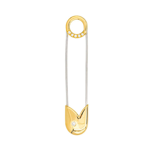 Broche Épingle en or jaune 18 carats et diamants taille brillant 58 Facettes 4423008CN