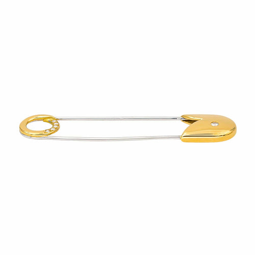 Broche Épingle en or jaune 18 carats et diamants taille brillant 58 Facettes 4423008CN