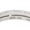Bague 52 Dinh Van Seventies - Bague alliance PM en or blanc 18 carats 58 Facettes 4424864CN