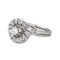 Bague 51 Bague tourbillon en or blanc 18 carats et diamants 58 Facettes 4425763CN