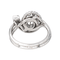 Bague 51 Bague tourbillon en or blanc 18 carats et diamants 58 Facettes 4425763CN