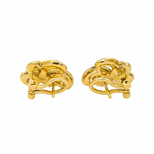Boucles d'oreilles Boucles d’oreilles clips - Or jaune 18 carats, perles de culture et diamants 58 Facettes 4427011CN