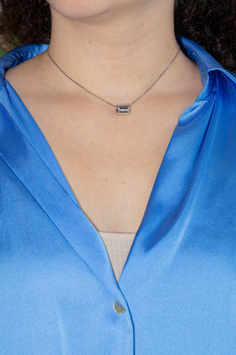 Collier Chaumet Class One - Collier pendentif en or blanc et diamants 58 Facettes 4437819CN
