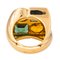 Bague 50 Bague en or jaune 18 carats avec péridot et citrine 58 Facettes 4442220RV