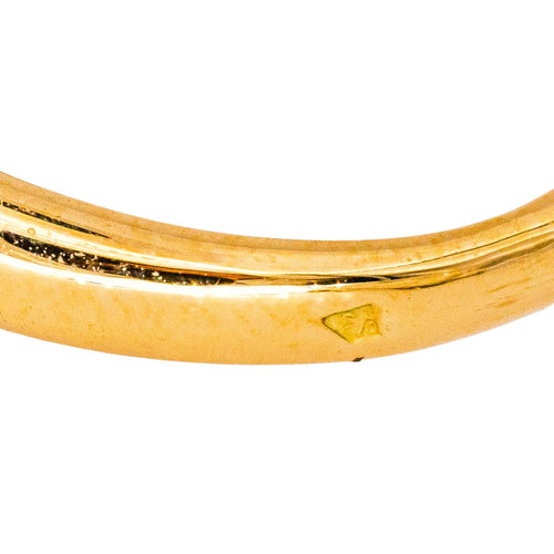 Bague 52 Bague en or jaune 18 carats au saphir et diamants 58 Facettes 4442221RV
