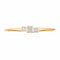 Broche Broche rétro en or rose et blanc 18 carats et diamants 58 Facettes 4445943CN