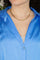 Collier Caplain Paris - Collier maille anglaise en or jaune 18 carats et saphir 58 Facettes 4446715CN