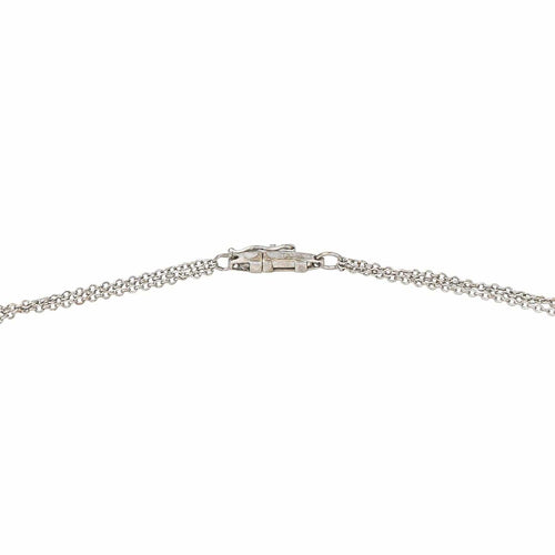 Collier Collier en or blanc 18 carats serti de diamants 58 Facettes 4450383CN