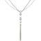 Collier Collier en or blanc 18 carats serti de diamants 58 Facettes 4450383CN