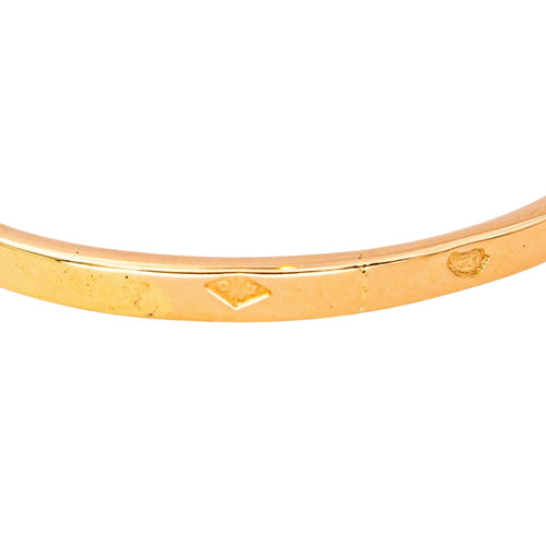 Bague 58 Bague en or rose 18 carats sertie de diamants 58 Facettes 4455427CN
