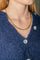 Collier Collier chaîne en or jaune et or blanc 18 carats 58 Facettes 4455432CN